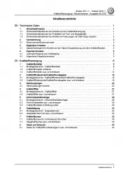 VW Sharan 7N ab 2010 Kraftstoffversorgung Benzinmotoren Reparaturanleitung PDF
