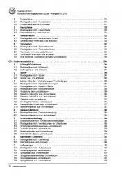 VW Touareg CR ab 2018 Karosserie Montagearbeiten Außen Reparaturanleitung PDF
