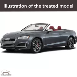E-Book workshop manual for Audi A5 Cabriolet type F5, F53, F57, F5A year of construction 2016, 2017, 2018, 2019
