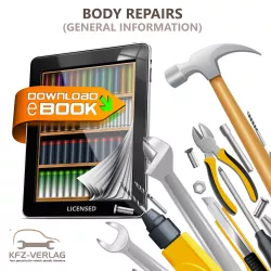 Audi A3 type 8P 2003-2012 general information body repairs workshop manual eBook