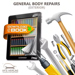 Audi A3 8P 2003-2012 general body repairs exterior repair workshop manual eBook