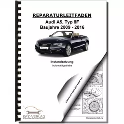 Audi A5 8F 2009-2016 Instandsetzung 8 Gang Automatikgetriebe Reparaturanleitung