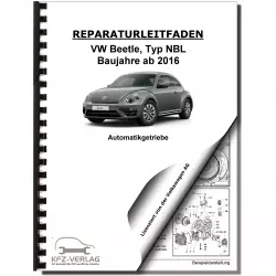 VW Beetle Typ NBL (16-19) 6 Gang Automatikgetriebe 09G Reparaturanleitung