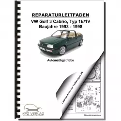 VW Golf 3 Cabrio 1E/1V (93-98) 4 Gang Automatikgetriebe 096 Reparaturanleitung