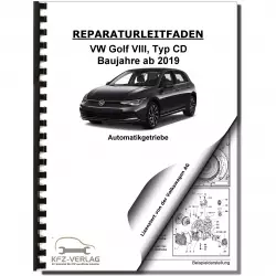 VW Golf 8 Typ CD ab 2019 8 Gang Automatikgetriebe 09S Reparaturanleitung