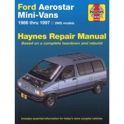 Ford Aerostar Mini-Vans 1986-1997 Reparaturanleitung Werkstatthandbuch Haynes