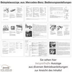 Beispielhafte Auszüge aus diversen Betriebsanleitungen von Mercedes-Benz