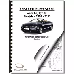 Audi A5 Typ 8F 2009-2016 Benzin Einspritz- Zündanlage 450 PS Reparaturanleitung