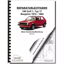 VW Golf 1 Typ 155/17 (74-84) K-Jetronic Zündanlage 1,6l 1,8l Reparaturanleitung