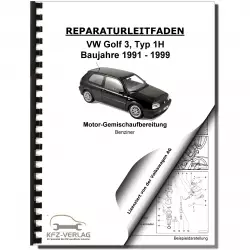 VW Golf 3 Typ 1H (91-99) Simos Einspritz- Zündanlage 1,6 2,0l Reparaturanleitung
