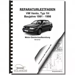 VW Vento Typ 1H (91-98) 6-Zyl. Motronic Einspritz- Zündanlage Reparaturanleitung