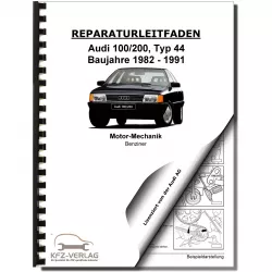 Audi 100/200 (82-91) 5-Zyl. 2,2l Benzinmotor 220 PS Mechanik Reparaturanleitung