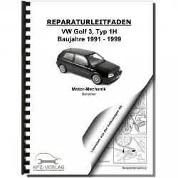 VW Golf 3 1H (91-99) 6-Zyl. 2,8l 2,9l Benzinmotor 174-190 PS Reparaturanleitung