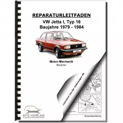 VW Jetta 1 16 (79-84) 4-Zyl. Benzinmotor 50-60 PS Mechanik Reparaturanleitung