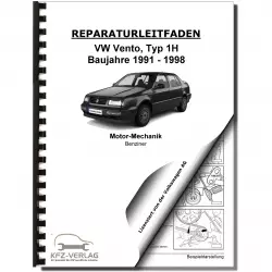 VW Vento Typ 1H 1991-1998 Benzinmotor 60-75 PS Mechanik Reparaturanleitung