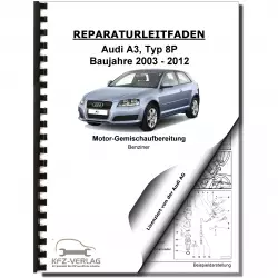 Audi A3 Typ 8P 2003-2012 Simos Einspritz/Zündanlage 102 PS Reparaturanleitung
