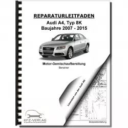 Audi A4 Typ 8K 2007-2015 Benzin Einspritz- Zündanlage 450 PS Reparaturanleitung