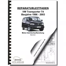 VW Transporter T4 (96-03) Digifant Einspritz Zündanlage 66 PS Reparaturanleitung
