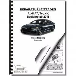 Audi A7 4K (18>) Instandsetzung 6-Zyl. 2,9l 3,0l Benzinmotor Reparaturanleitung