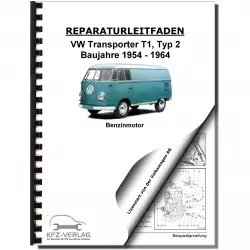 VW Transporter T1 1954-1964 4-Zyl. 1,2l Benzinmotor 30-34 PS Reparaturanleitung
