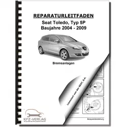 SEAT Toledo Typ 5P 2004-2009 Bremsanlagen Bremsen System Reparaturanleitung