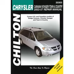 Chrysler Voyager Town Country Dodge Caravan 2003-2007 Reparaturanleitung Chilton