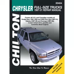 Chrysler Trucks Dodge Ram Dakota Durango 1997-2001 Reparaturanleitung Chilton
