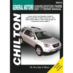 General Motors Acadia Enclave Outlook Traverse 07-17 Reparaturanleitung Chilton