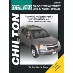 General Motors Chevrolet Equinox GMC Terrain Pontiac Reparaturanleitung Chilton