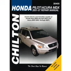 Honda Pilot Acura MDX 2001-2007 USA US Kanada Import Reparaturanleitung Chilton