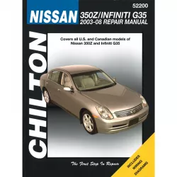 Nissan 350Z Infiniti G35 2003-2008 USA US Import Reparaturanleitung Chilton