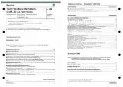 VW Scirocco 1983-1992 Schaltplan Stromlaufplan Verkabelung Elektrik Pläne PDF