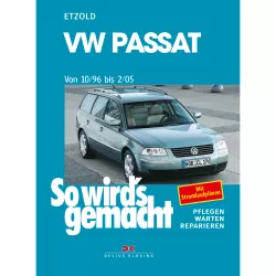VW Passat V B5 Typ 3B 10.1996-02.2005 So wirds gemacht Reparaturanleitung Etzold