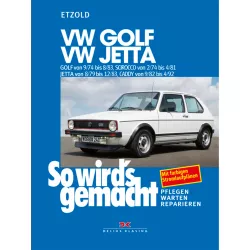 VW Caddy 1 Typ 14D 09.1982-04.1992 So wird's gemacht Reparaturanleitung Etzold