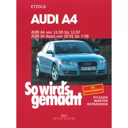 Audi A4 Cabriolet Typ 8H 2001-2006 So wird's gemacht Reparaturanleitung Etzold