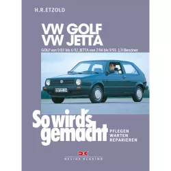VW Golf II 2 Typ 19 09.1983-06.1992 So wird's gemacht Reparaturanleitung Etzold