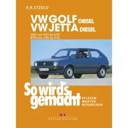 VW Jetta II 2 Diesel Typ 16 02.1984-09.1991 So wird's gemacht Reparaturanleitung