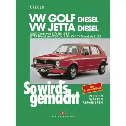 VW Golf 1 Diesel Typ 17 09.1976-08.1983 So wird's gemacht Reparaturanleitung