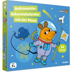 Astronomie Adventskalender mit der Maus Kinder Spaß Franzis Verlag
