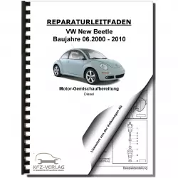 VW New Beetle 9C (00-10) Direkteinspritz- Vorglühanlage 90 PS Reparaturanleitung