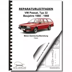 VW Passat 2 Typ 32 (80-88) Diesel Einspritz und Vorglühanlage Reparaturanleitung