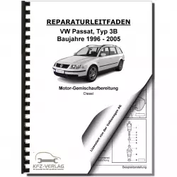 VW Passat 5 3B (96-05) Diesel Einspritz- Vorglühanlage 150 PS Reparaturanleitung