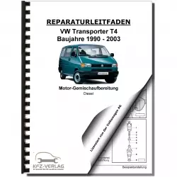 VW Transporter T4 (90-03) 2,4l Diesel Einspritz/Vorglühanlage Reparaturanleitung