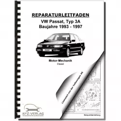 VW Passat 4 3A (93-97) 4-Zyl. 1,9l Dieselmotor TDI 75-110 PS Reparaturanleitung