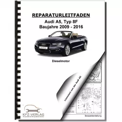 Audi A5 8F 2009-2016 2,7l 3,0l Dieselmotor TDI 163-240 PS Reparaturanleitung