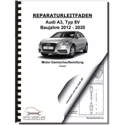 Audi A3 8V (12-20) Diesel Einspritz- Vorglühanlage 105-184 PS Reparaturanleitung