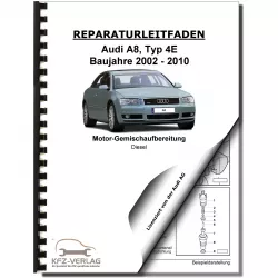 Audi A8 4E 2002-2010 Diesel Einspritz- Vorglühanlage 275 PS Reparaturanleitung