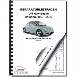 VW New Beetle 9C (97-00) 90 PS Direkteinspritz- Vorglühanlage Reparaturanleitung