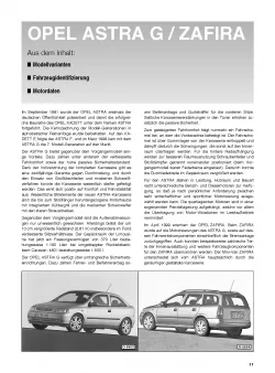 Opel Astra G 03.1998-02.2004 So wird's gemacht Reparaturanleitung Etzold