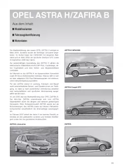 Opel Zafira B 07.2005-11.2010 So wird's gemacht Reparaturanleitung Etzold